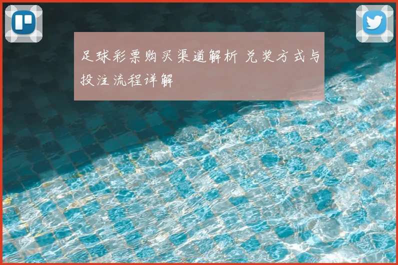 足球彩票购买渠道解析 兑奖方式与投注流程详解