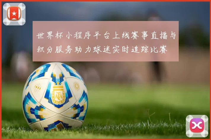 世界杯小程序平台上线赛事直播与积分服务助力球迷实时追踪比赛