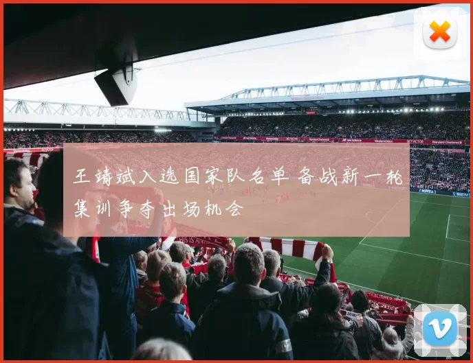 王靖斌入选国家队名单 备战新一轮集训争夺出场机会