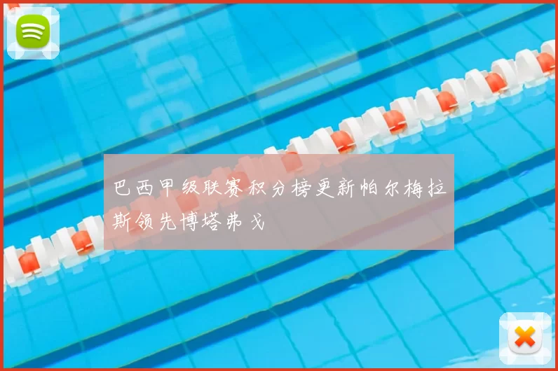 巴西甲级联赛积分榜更新帕尔梅拉斯领先博塔弗戈